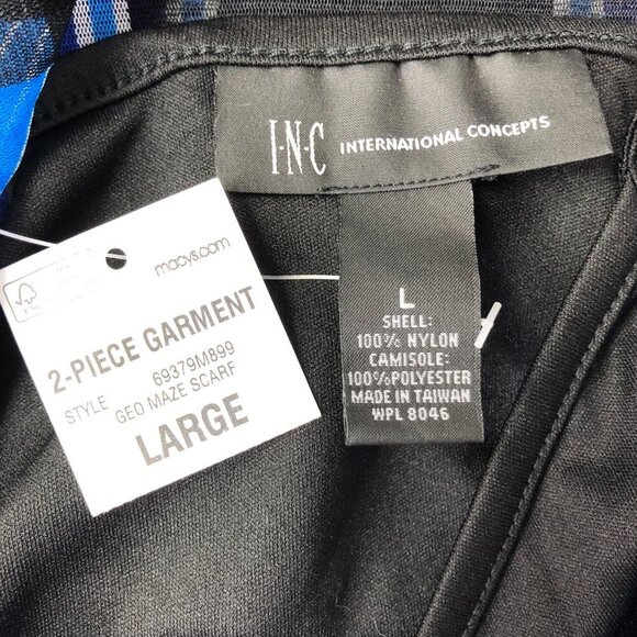 INC INTERNATIONAL CONCEPT LACE flowy TOP LG NEW WITHOUT TAG - Picture 6 of 7